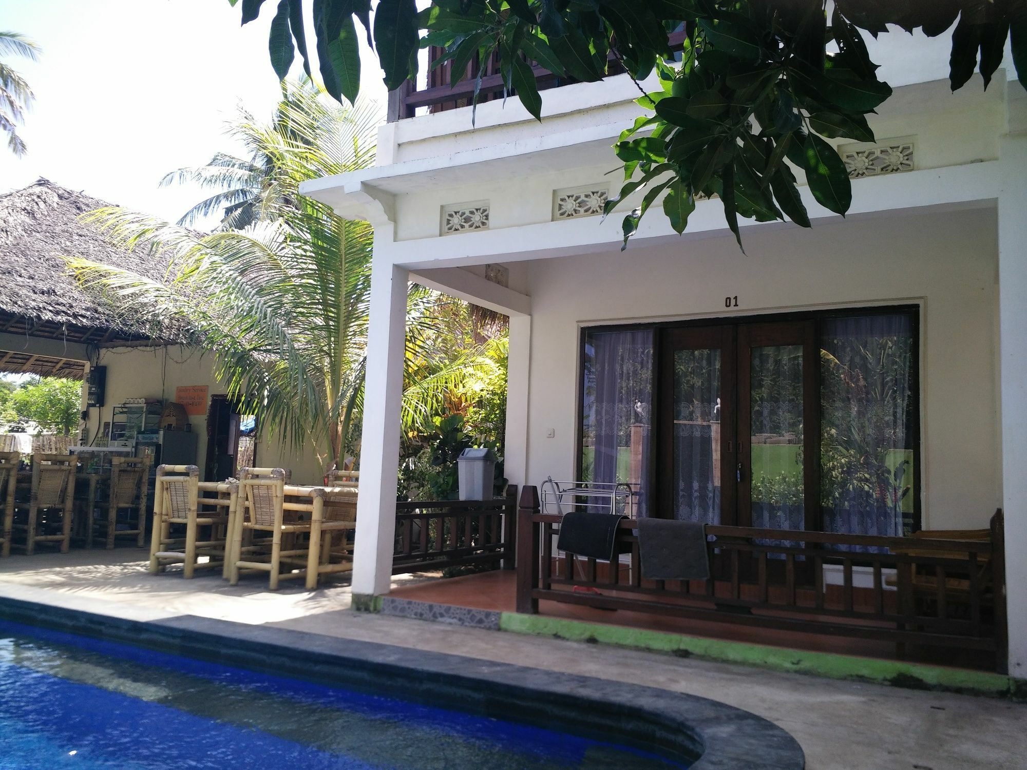 Susan Bungalow Gili Air Buitenkant foto